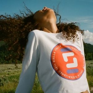 FILA Cropped long-sleeved top| URBAN Outfitters